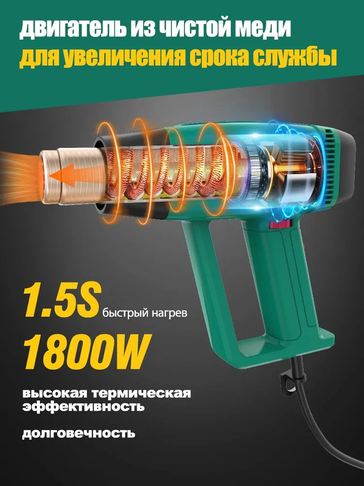 HYCHIKA термофен технический строительный фен