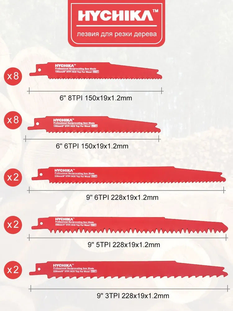 HYCHIKA Полотна сабельных пил