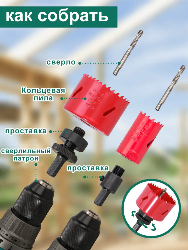 HYCHIKA Биметаллические кольцевые пилы